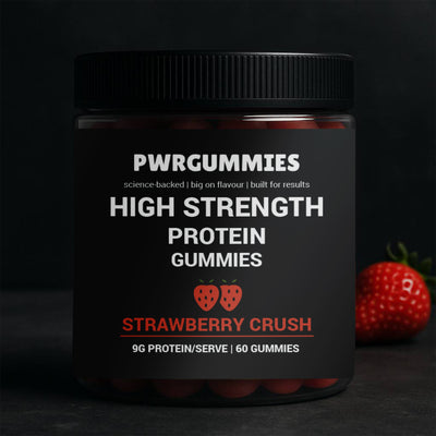 STRAWBERRY CRUSH PROTEIN GUMMIES
