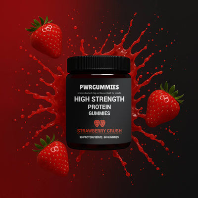 STRAWBERRY CRUSH PROTEIN GUMMIES
