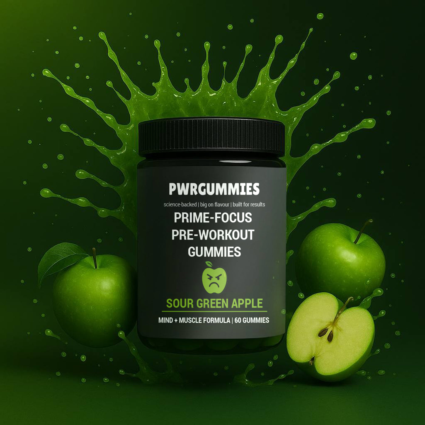 PRIME-FOCUS PRE WORKOUT GUMMIES
