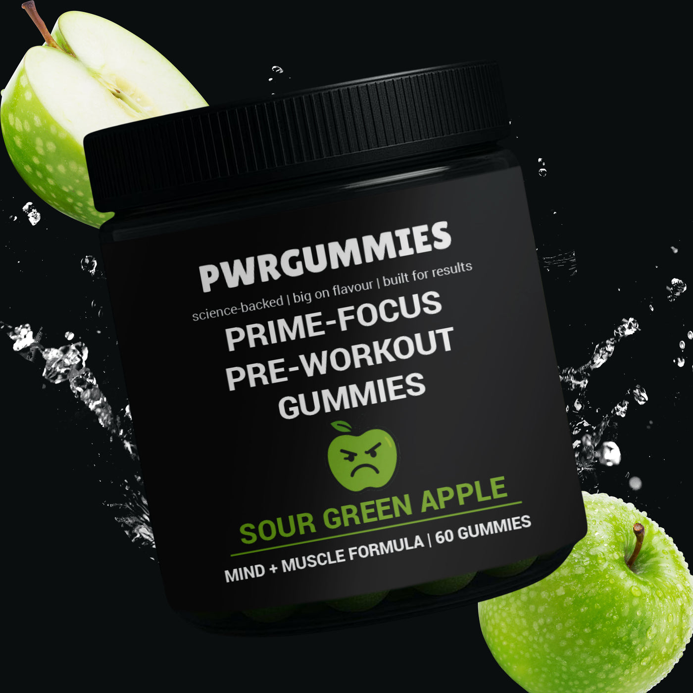 PRIME-FOCUS PRE WORKOUT GUMMIES