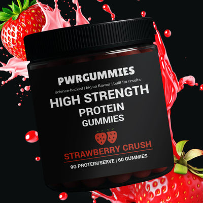 STRAWBERRY CRUSH PROTEIN GUMMIES